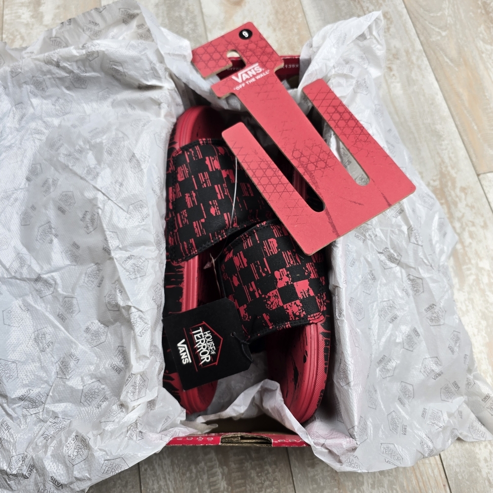 Vans X Terror Friday the 13th La Costa Slide Ons - Picture 7 of 8